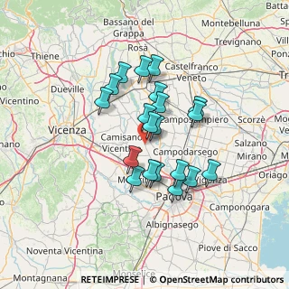 Mappa Via Scalona, 35016 Piazzola sul Brenta PD, Italia (10.809)