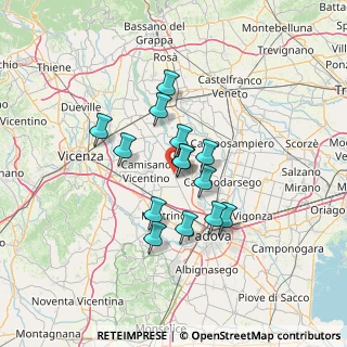 Mappa Via Scalona, 35016 Piazzola sul Brenta PD, Italia (10.11786)