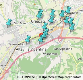 Mappa Via Rovigo, 36077 Altavilla Vicentina VI, Italia (1.898)