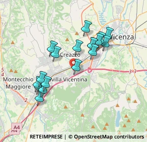 Mappa Via Rovigo, 36077 Altavilla Vicentina VI, Italia (3.34111)