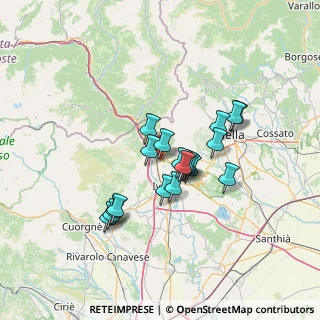 Mappa Via Marconi, 10013 Borgofranco d'Ivrea TO, Italia (10.81105)
