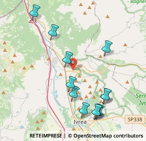 Mappa Via Marconi, 10013 Borgofranco d'Ivrea TO, Italia (4.42917)