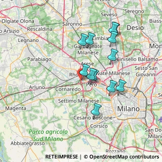 Mappa Via Alcide De Gasperi, 20016 Pero MI, Italia (6.69833)