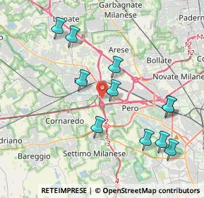 Mappa Via Alcide De Gasperi, 20016 Pero MI, Italia (4.14727)