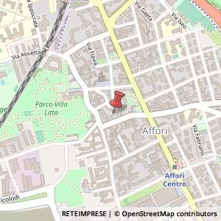 Mappa Via Gaetano Osculati, 11, 20161 Novate Milanese, Milano (Lombardia)