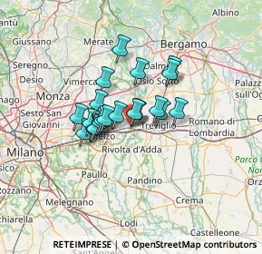 Mappa Viale Stazione, 20062 Cassano d'Adda MI, Italia (8.8655)