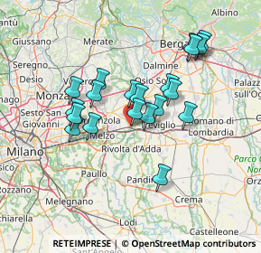 Mappa Viale Stazione, 20062 Cassano d'Adda MI, Italia (12.0895)