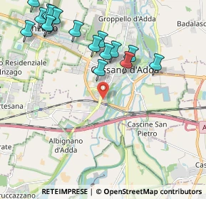 Mappa Viale Stazione, 20062 Cassano d'Adda MI, Italia (2.75)