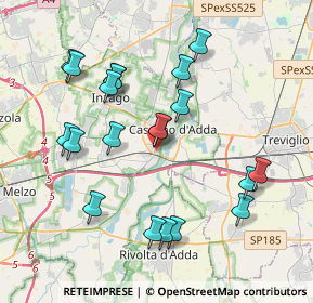 Mappa Viale Stazione, 20062 Cassano d'Adda MI, Italia (3.9325)