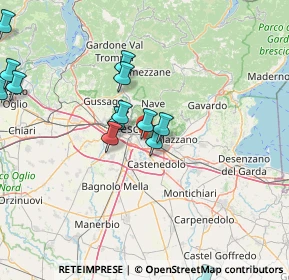 Mappa Via Domenico Lusetti, 25135 Brescia BS, Italia (18.92)