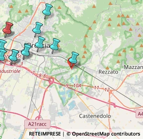 Mappa Via Domenico Lusetti, 25135 Brescia BS, Italia (5.66692)