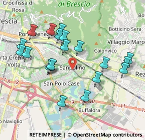 Mappa Via Domenico Lusetti, 25135 Brescia BS, Italia (1.97)