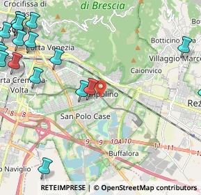 Mappa Via Domenico Lusetti, 25135 Brescia BS, Italia (3.44)