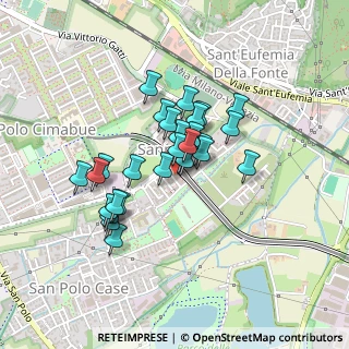 Mappa Via Domenico Lusetti, 25135 Brescia BS, Italia (0.31786)