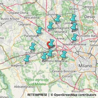 Mappa Via San Francesco, 20017 Rho MI, Italia (7.10846)