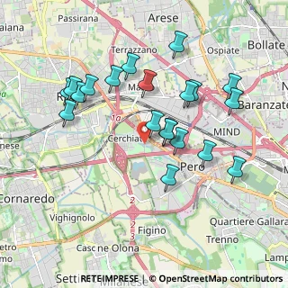 Mappa Via Cesare Battisti, 20016 Pero MI, Italia (1.931)