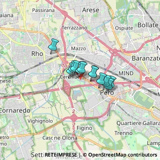 Mappa Via Cesare Battisti, 20016 Pero MI, Italia (0.8975)