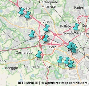 Mappa Via Cesare Battisti, 20016 Pero MI, Italia (4.27214)