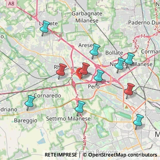 Mappa Via Cesare Battisti, 20016 Pero MI, Italia (4.19545)