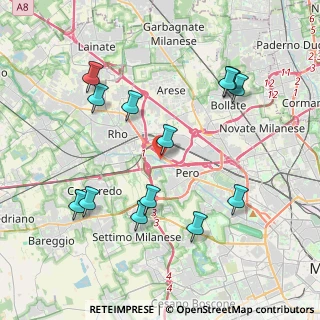 Mappa Via Cesare Battisti, 20016 Pero MI, Italia (4.20462)