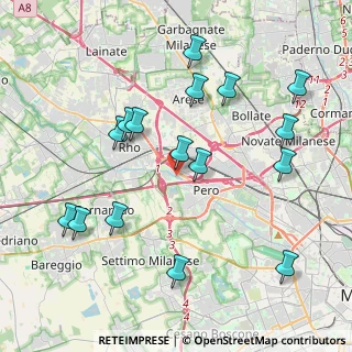 Mappa Via Cesare Battisti, 20016 Pero MI, Italia (4.32875)
