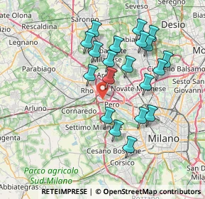Mappa Via Cesare Battisti, 20016 Pero MI, Italia (6.9745)