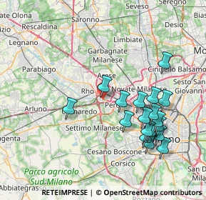 Mappa Via Cesare Battisti, 20016 Pero MI, Italia (7.88333)