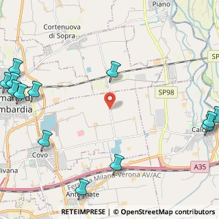 Mappa Strada Provinciale, 24050 Covo BG, Italia (3.47615)