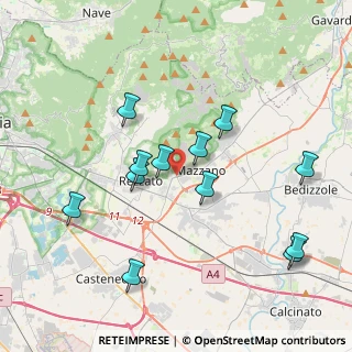 Mappa Via Cesare Battisti, 25086 Rezzato BS, Italia (3.90667)