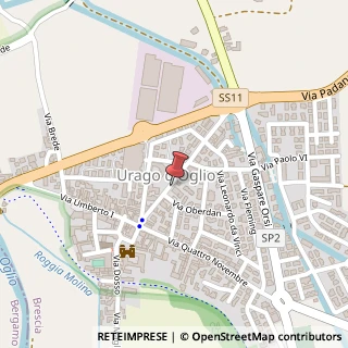Mappa Via Roma, 38, 25030 Urago d'Oglio, Brescia (Lombardia)