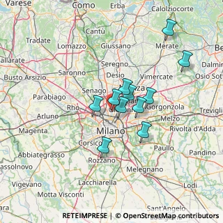 Mappa Via Paolo Santagostino, 20162 Milano MI, Italia (10.60455)