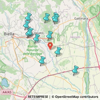 Mappa 13851 Castelletto Cervo BI, Italia (8.20417)