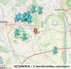 Mappa 13851 Castelletto Cervo BI, Italia (8.30857)