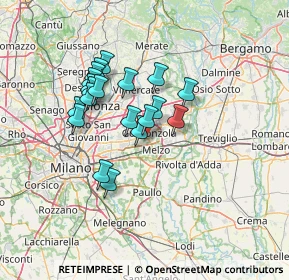 Mappa Via XXV Aprile, 20051 Cassina de' Pecchi MI, Italia (11.286)