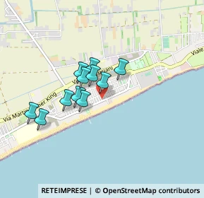 Mappa Via Altinate, 30016 Lido di Jesolo VE, Italia (0.63455)