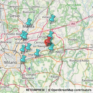 Mappa Via Radioamatori, 20060 Cassina De' Pecchi MI, Italia (6.4075)