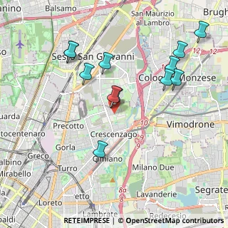 Mappa Via Giuseppe Saragat, 2631, 20128 Milano, Italia (2.0516666666667)