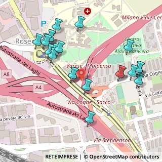 Mappa Via Giovanni Battista Grassi, 20157 Milano MI, Italia (0.2787)