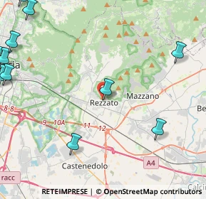 Mappa Via Disciplina, 25086 Rezzato BS, Italia (6.68909)