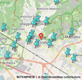 Mappa Via Disciplina, 25086 Rezzato BS, Italia (2.482)