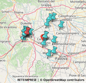 Mappa Via E. Fermi, 36043 Camisano Vicentino VI, Italia (11.438)