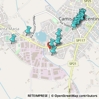 Mappa Via E. Fermi, 36043 Camisano Vicentino VI, Italia (0.658)