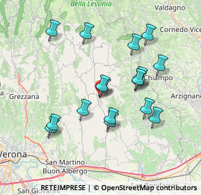 Mappa Via Scuole, 37039 Tregnago VR, Italia (6.88118)