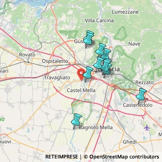 Mappa Via Donatori di Sangue, 25030 Castel Mella BS, Italia (6.22636)