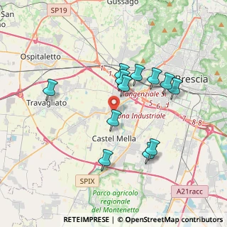 Mappa Via Donatori di Sangue, 25030 Castel Mella BS, Italia (3.30417)