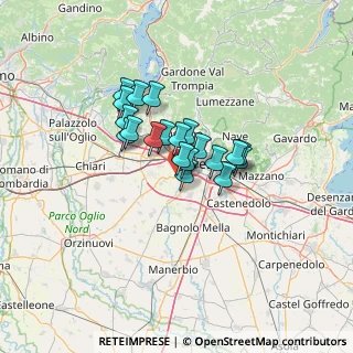 Mappa Via Donatori di Sangue, 25030 Castel Mella BS, Italia (8.632)