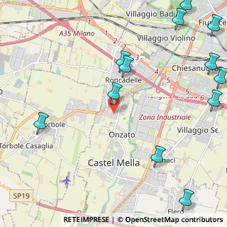 Mappa Via Donatori di Sangue, 25030 Castel Mella BS, Italia (3.16083)