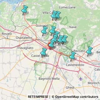 Mappa Villaggio Sereno Via Nona, 25125 Brescia BS, Italia (6.44538)