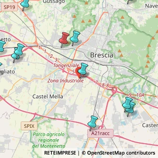 Mappa Villaggio Sereno Via Nona, 25125 Brescia BS, Italia (6.4975)