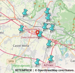 Mappa Villaggio Sereno Via Nona, 25125 Brescia BS, Italia (4.68583)